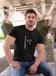 This black unisex t-shirt is everything you have dreamed of and more. It feels soft and lightweight with the right amount of stretch. It is comfortable and flattering for both men and women and with an antenna and ‘SEND IT’ shaped as a basejumper print on the front. Available in several colours.