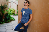 This blue unisex t-shirt is everything you have dreamed of and more. It feels soft and lightweight with the right amount of stretch. It is comfortable and flattering for both men and women and with a cliff and ‘SEND IT’ shaped as a basejumper print on the front. Available in several colours.