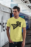 This yellow with black print unisex t-shirt is everything you have dreamed of and more. It feels soft and lightweight with the right amount of stretch. It is comfortable and flattering for both men and women and with 'Don't F*ck Up' shaped as a wingsuit print on the front. Available in several colours.
