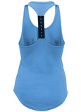 Sapphire women's racer back vest with the BABE logo matching to the BASE range we have. It is made of sweat-wicking fabric and has elastic racerback with a curved hem and scoop neck. It has a very flattering cut for the female figure and will make sure to keep you cool, comfortable and moving freely during an active lifestyle.