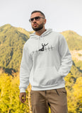 This white hoodie is soft, smooth and stylish. It is the perfect choice for the cooler evenings, the early morning jump of when you want a bit extra. It has soft cotton faced fabric, double fabric hood with self colour drawstring and front pouch pocket. a heartbeat and basejumper printed on the front.
