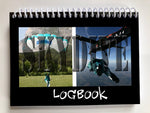 Tailored skydiving logbook in a handy size. Log each jump with details such as jump number, date, DZ, Freefall delay, Equipment, Aircraft, Altitude, Freefall to date and notes for each jumps. It also has a log for your equipment, a DZ list, rating details, yearly jumps overview, tunnel time and freefall chart too.