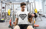 White with grey logo super BASE sporty t-shirt designed with wicking fabric technology and mesh panels to give ventilated comfort during an active lifestyle. Mesh panels on reverse and under arms, crew neck and short raglan arms. This t-shirt is comfortable and has a flattering fit.