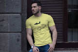 This yellow skydivers t-shirt is everything you have dreamed of and more. It feels soft and lightweight with the right amount of stretch. It is comfortable and flattering for both men and women and with an aircraft and two ‘SEND IT’ shaped as a skydivers print on the front. Available in several colours.